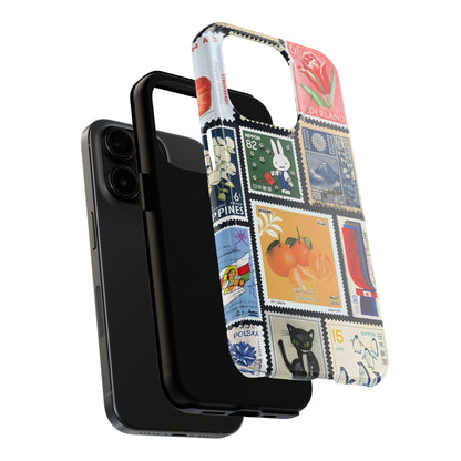 Stamp Collage Tough Phone Case - iPhone Case 15-11 All Sizes