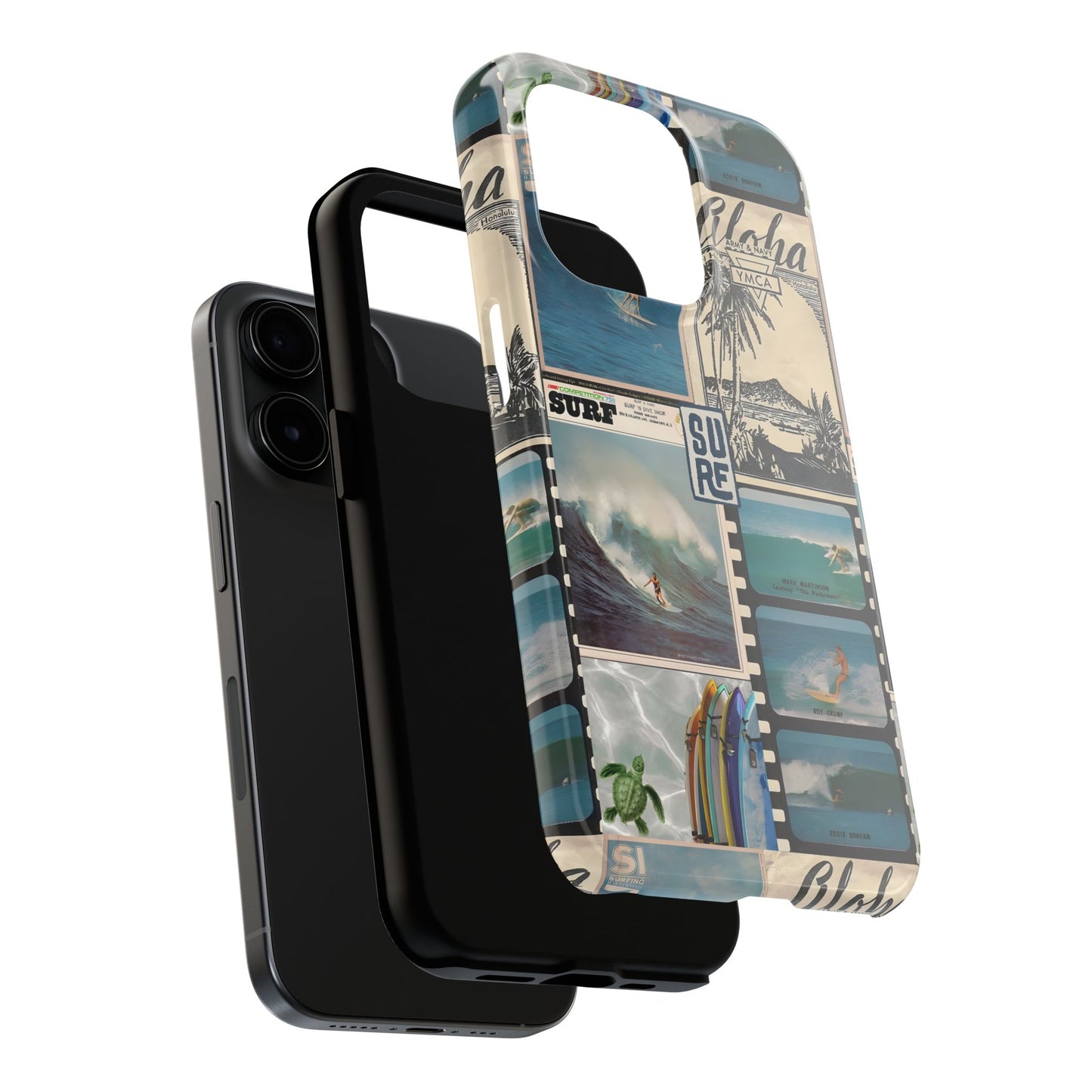 Surf Collage Tough Phone Case - iPhone 15-11 All Sizes