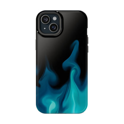 Blue Flame Energy Phone Case – MagSafe Compatible for iPhone & Samsung Galaxy