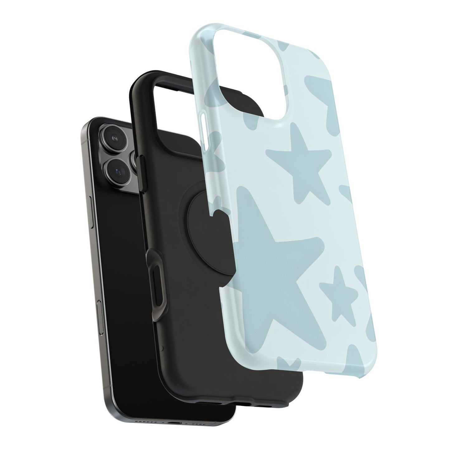 Minimalist Star Pattern Phone Case – MagSafe Compatible for iPhone & Samsung Galaxy