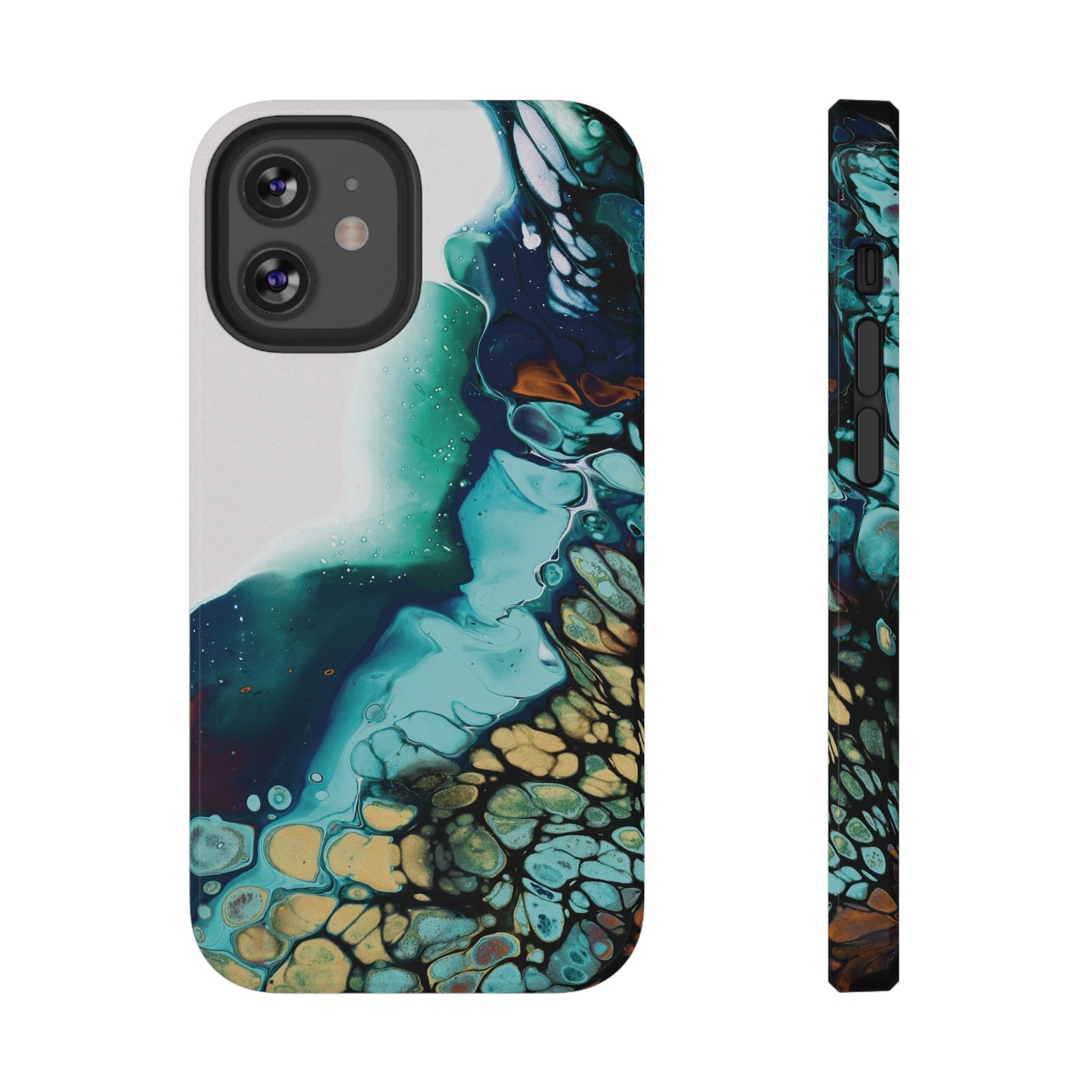 Ocean Reef Abstract Flow Phone Case – MagSafe Compatible for iPhone & Samsung Galaxy