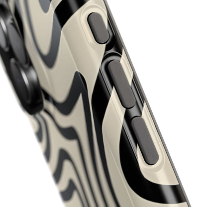 Abstract Maze Line Art Phone Case – MagSafe Compatible for iPhone & Samsung Galaxy