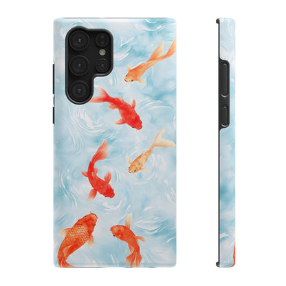 Koi Fish Pond Phone Case – MagSafe Compatible for iPhone & Samsung Galaxy