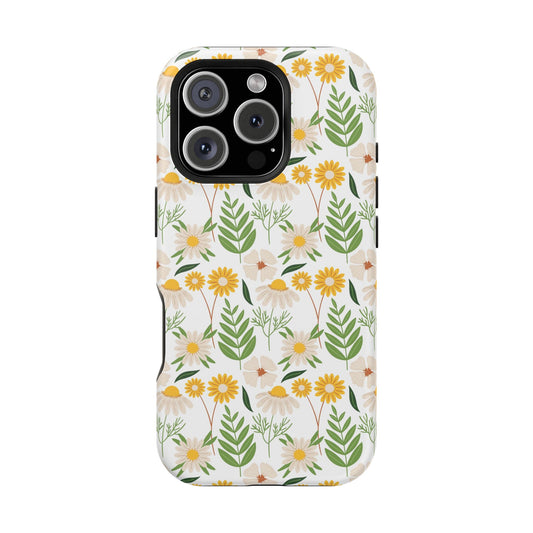 Floral Meadow Phone Case – MagSafe Compatible for iPhone & Samsung Galaxy