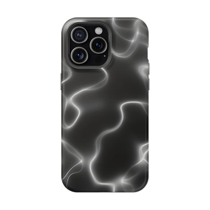 Electric Black Glow Phone Case – MagSafe Compatible for iPhone & Samsung Galaxy