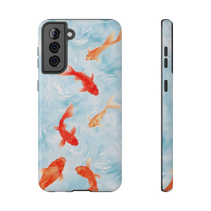 Koi Fish Pond Phone Case – MagSafe Compatible for iPhone & Samsung Galaxy