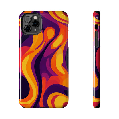 Vibrant Abstract Swirl iPhone Case – iPhone 11-16 - Premium Protection- MagSafe Compatible