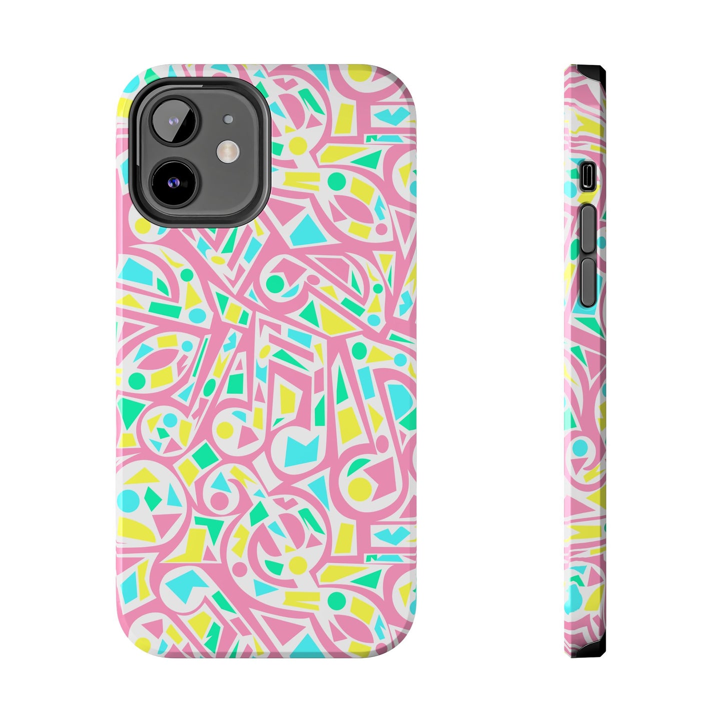 Retro 80's Style Music Graphic Phone Case - iPhone 11-15 All Sizes