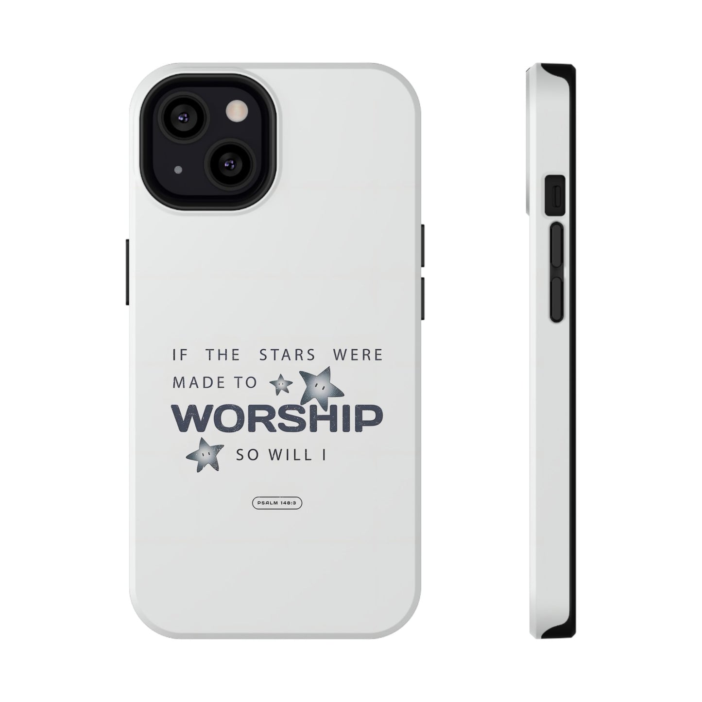 Psalm 14 8:3 "Stars Made to Worship" Phone Case – MagSafe Compatible for iPhone & Samsung Galaxy