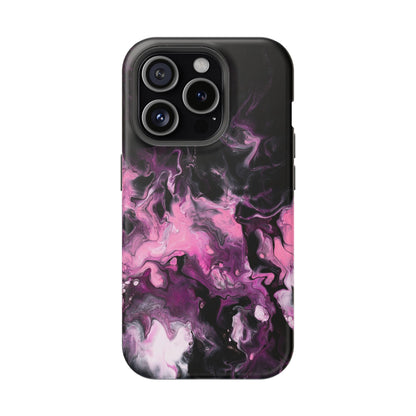 Electric Rose Marble Phone Case – MagSafe Compatible for iPhone & Samsung Galaxy