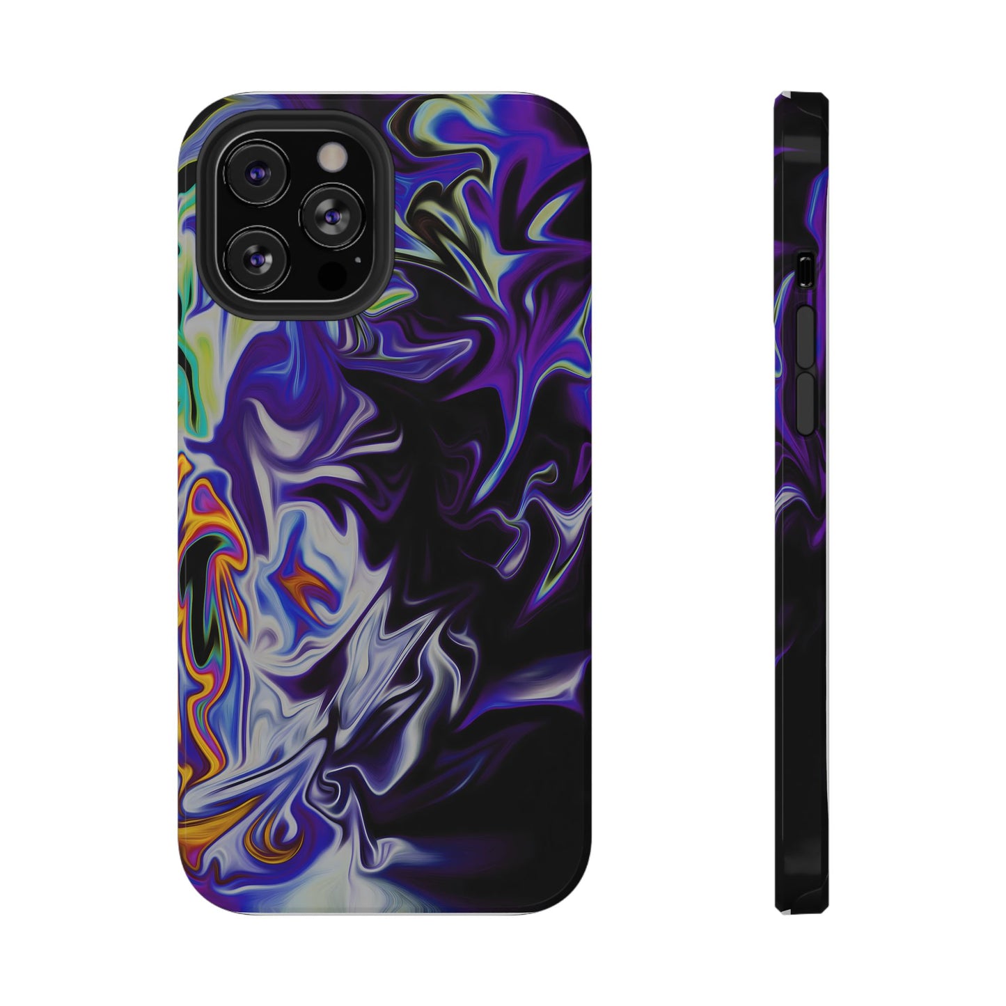 Dark Cosmic Swirl Phone Case – MagSafe Compatible for iPhone & Samsung Galaxy