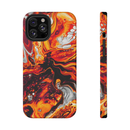 Molten Lava Abstract Phone Case – MagSafe Compatible for iPhone & Samsung Galaxy
