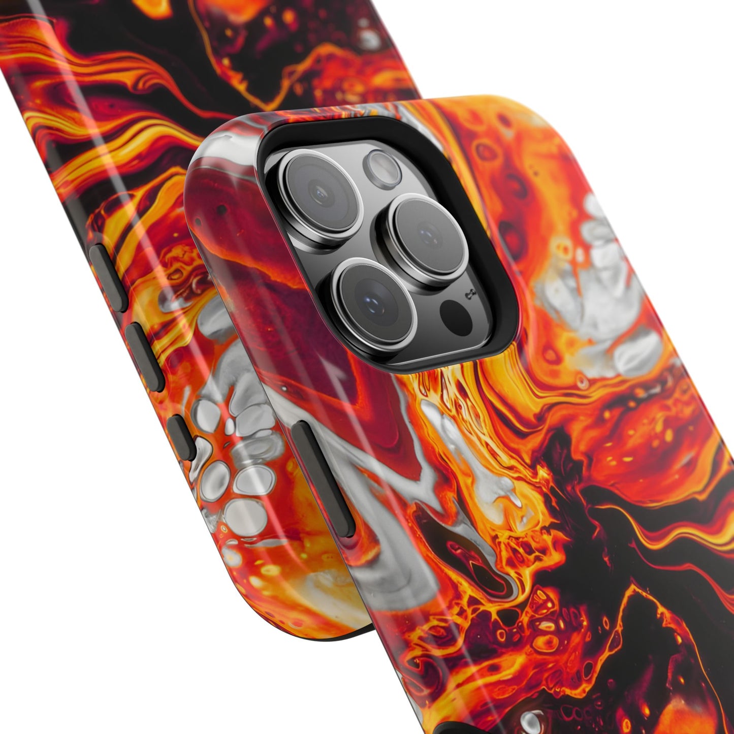 Molten Lava Abstract Phone Case – MagSafe Compatible for iPhone & Samsung Galaxy