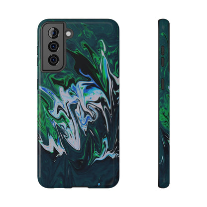 Prismatic Holographic Swirl Phone Case – MagSafe Compatible for iPhone & Samsung Galaxy