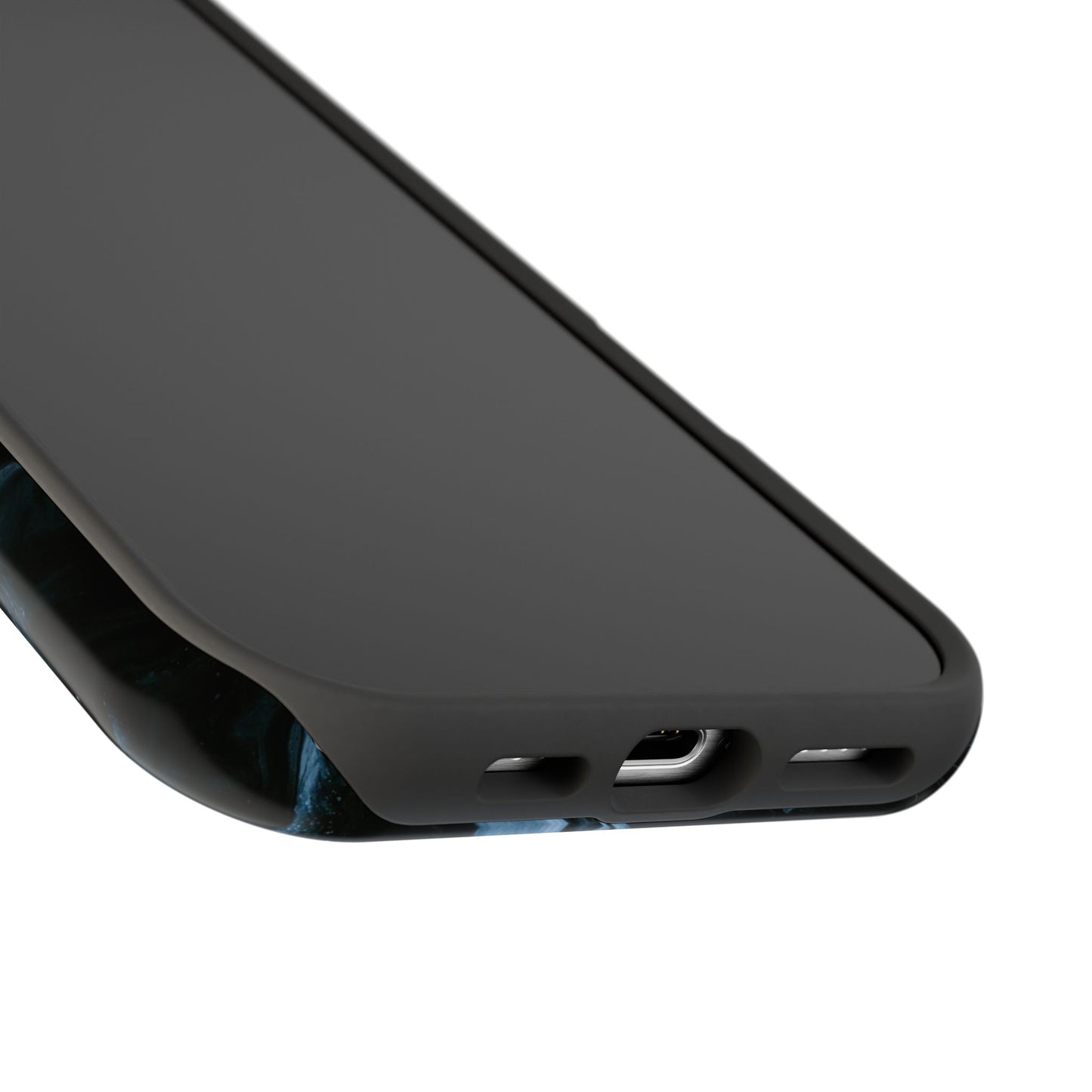 Midnight Frost Swirl Phone Case – MagSafe Compatible for iPhone & Samsung Galaxy