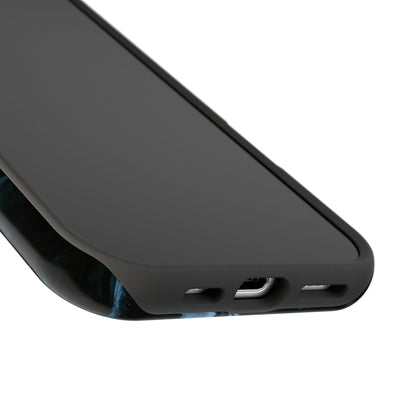 Midnight Frost Swirl Phone Case – MagSafe Compatible for iPhone & Samsung Galaxy
