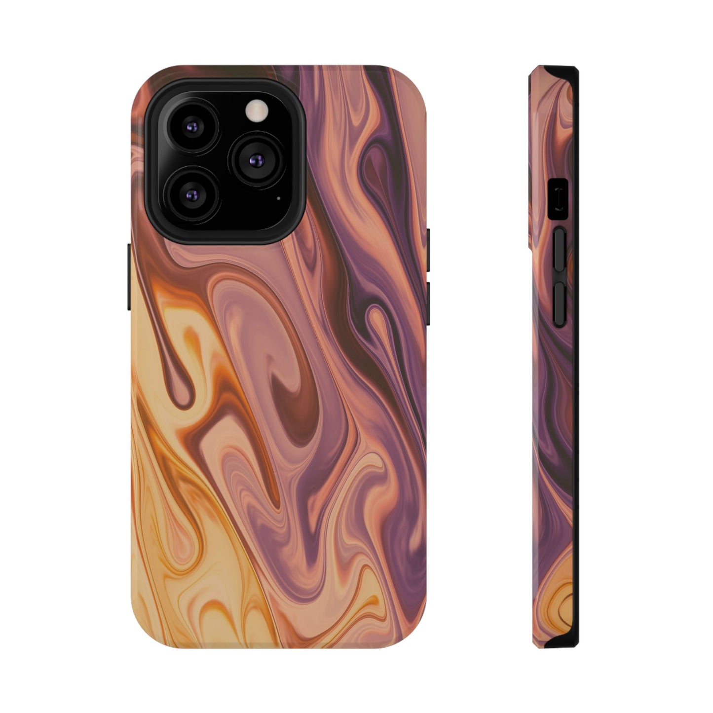 Golden Hour Swirl Phone Case – MagSafe Compatible for iPhone & Samsung Galaxy