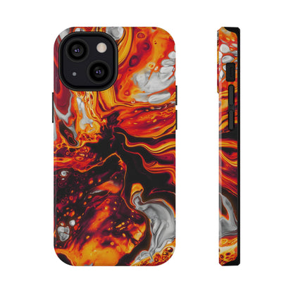 Molten Lava Abstract Phone Case – MagSafe Compatible for iPhone & Samsung Galaxy