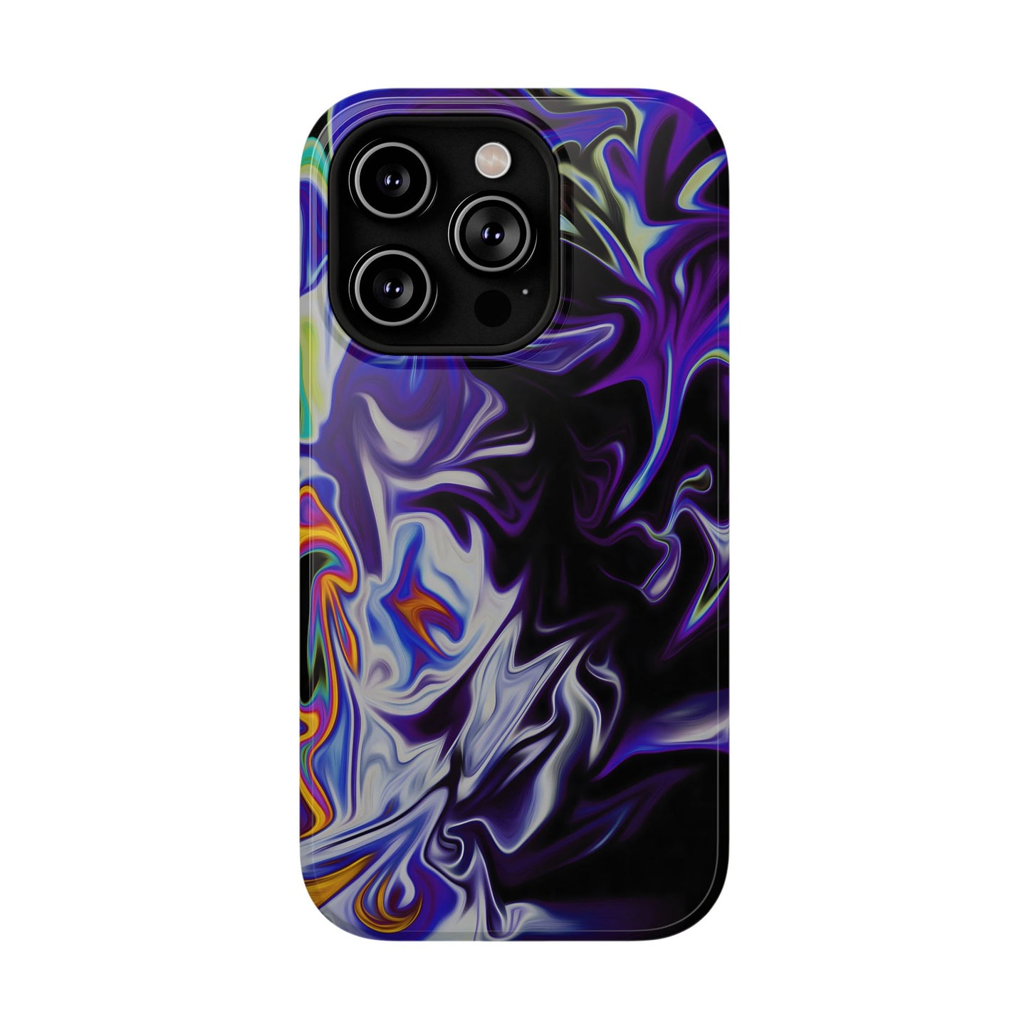 Dark Cosmic Swirl Phone Case – MagSafe Compatible for iPhone & Samsung Galaxy