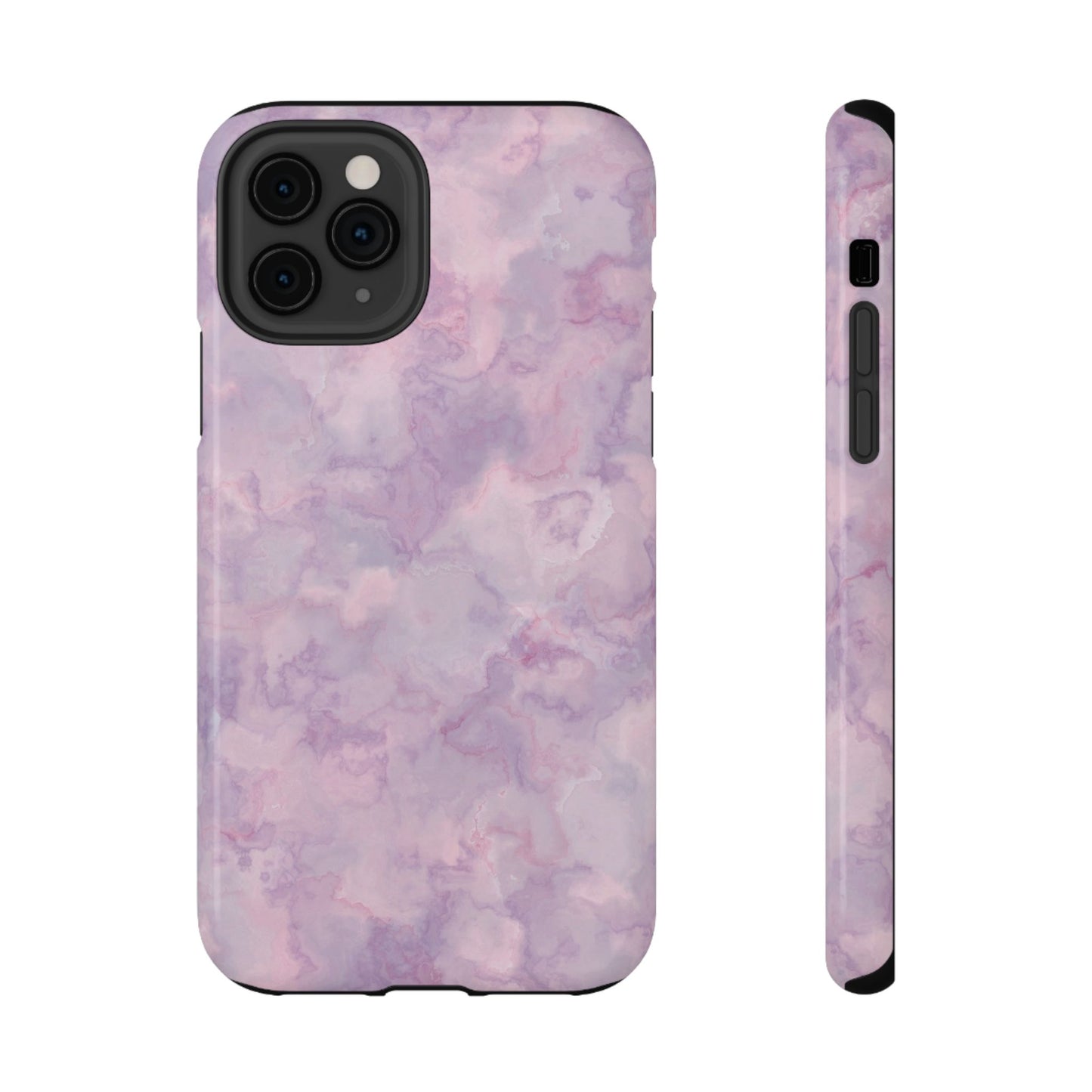 Lavender Dream Marble Phone Case – MagSafe Compatible for iPhone & Samsung Galaxy