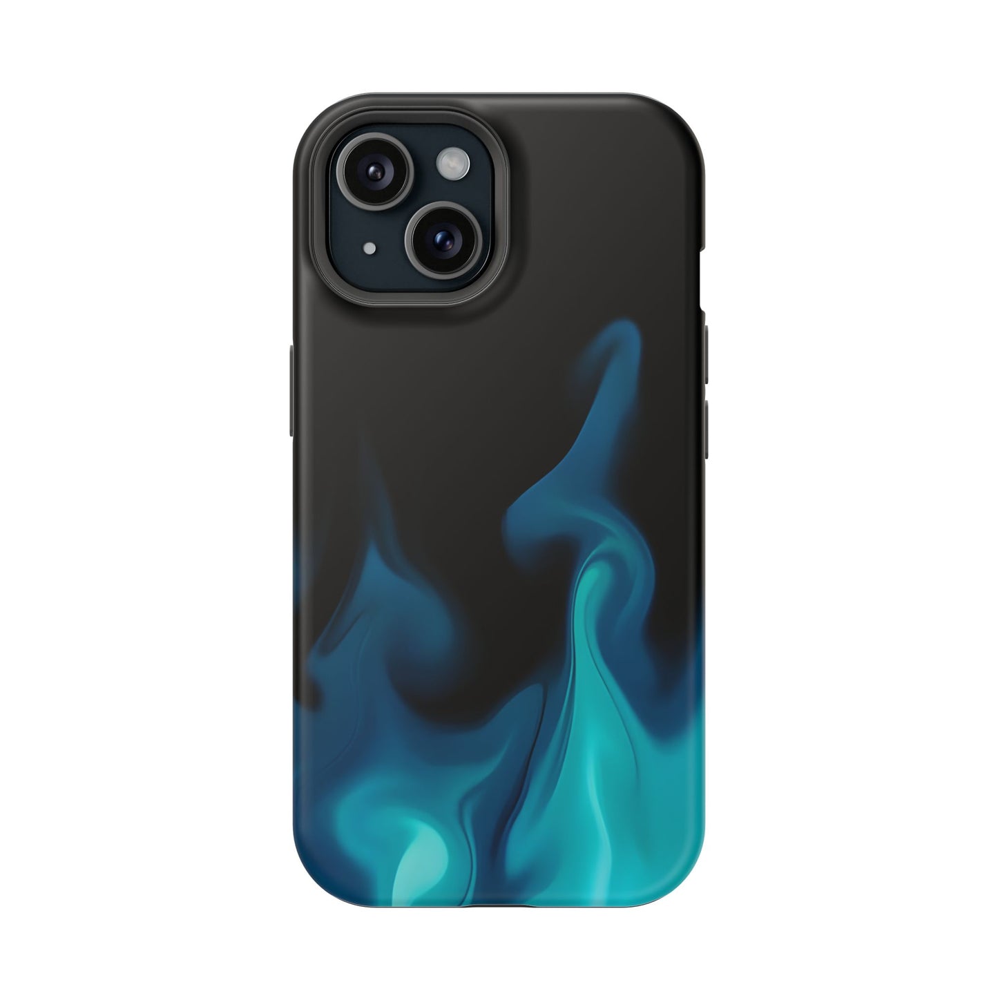 Blue Flame Energy Phone Case – MagSafe Compatible for iPhone & Samsung Galaxy