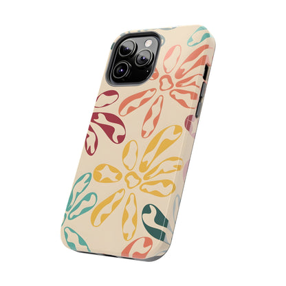 Tropical Flower Tough iPhone Case - iPhone 15-11 All Sizes