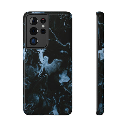 Midnight Frost Swirl Phone Case – MagSafe Compatible for iPhone & Samsung Galaxy