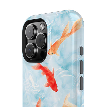 Koi Fish Pond Phone Case – MagSafe Compatible for iPhone & Samsung Galaxy