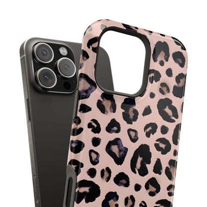 Chic Leopard Print Phone Case – MagSafe Compatible for iPhone & Samsung Galaxy
