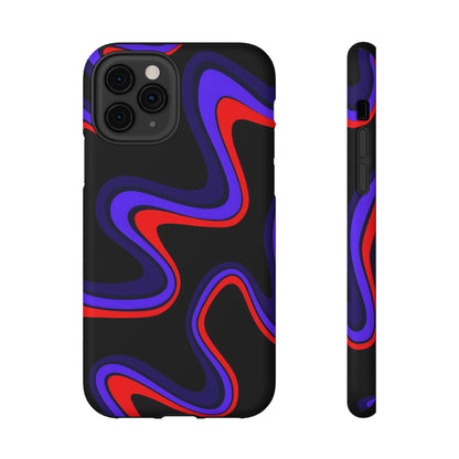 Psychedelic Wave Phone Case – MagSafe Compatible for iPhone & Samsung Galaxy