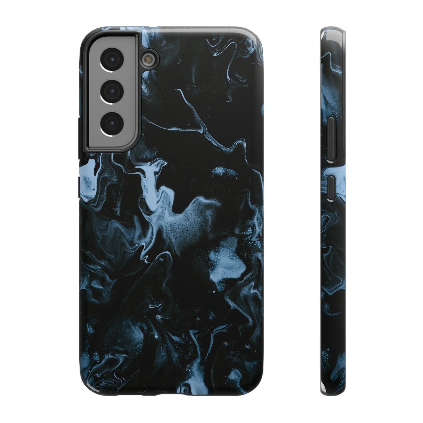 Midnight Frost Swirl Phone Case – MagSafe Compatible for iPhone & Samsung Galaxy