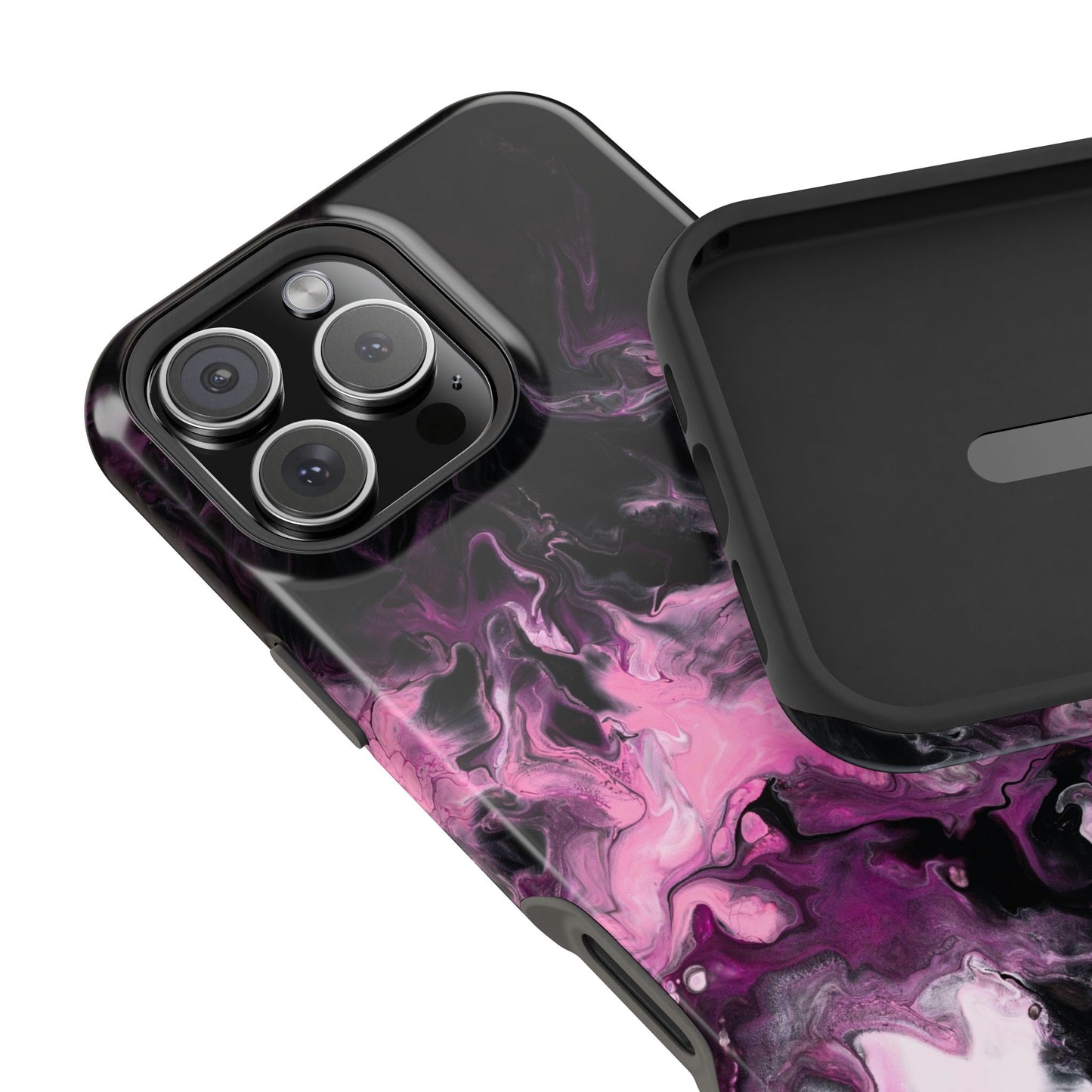 Electric Rose Marble Phone Case – MagSafe Compatible for iPhone & Samsung Galaxy