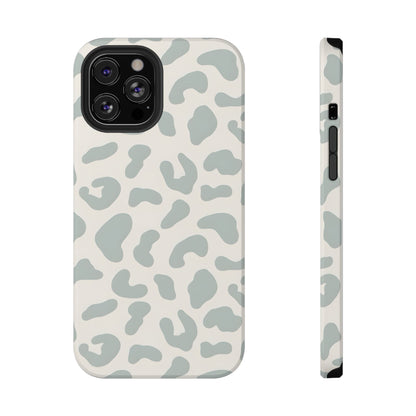 Soft Gray Camo Print Phone Case – MagSafe Compatible for iPhone & Samsung Galaxy