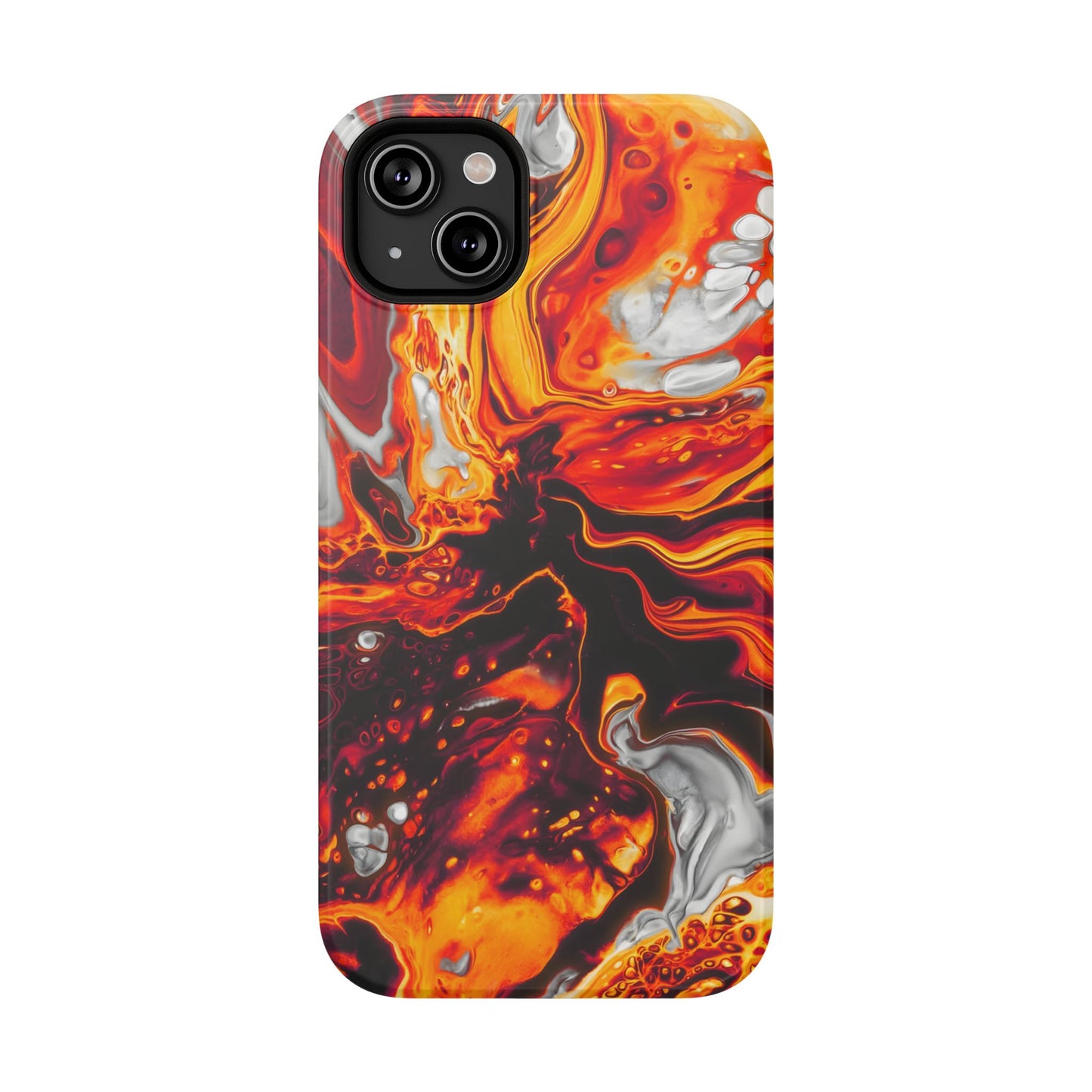 Molten Lava Abstract Phone Case – MagSafe Compatible for iPhone & Samsung Galaxy