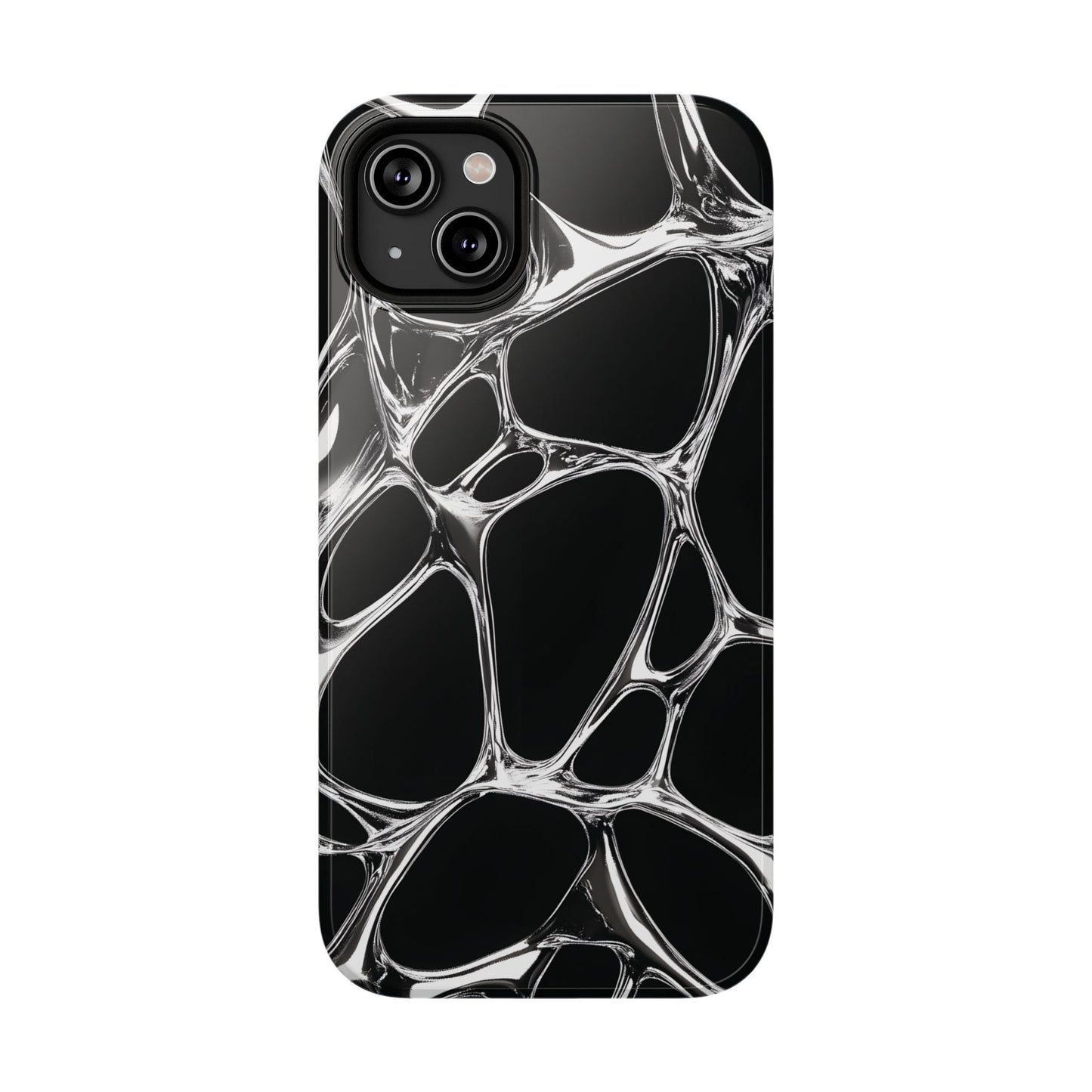Liquid Metal Abstract Phone Case – MagSafe Compatible for iPhone & Samsung Galaxy