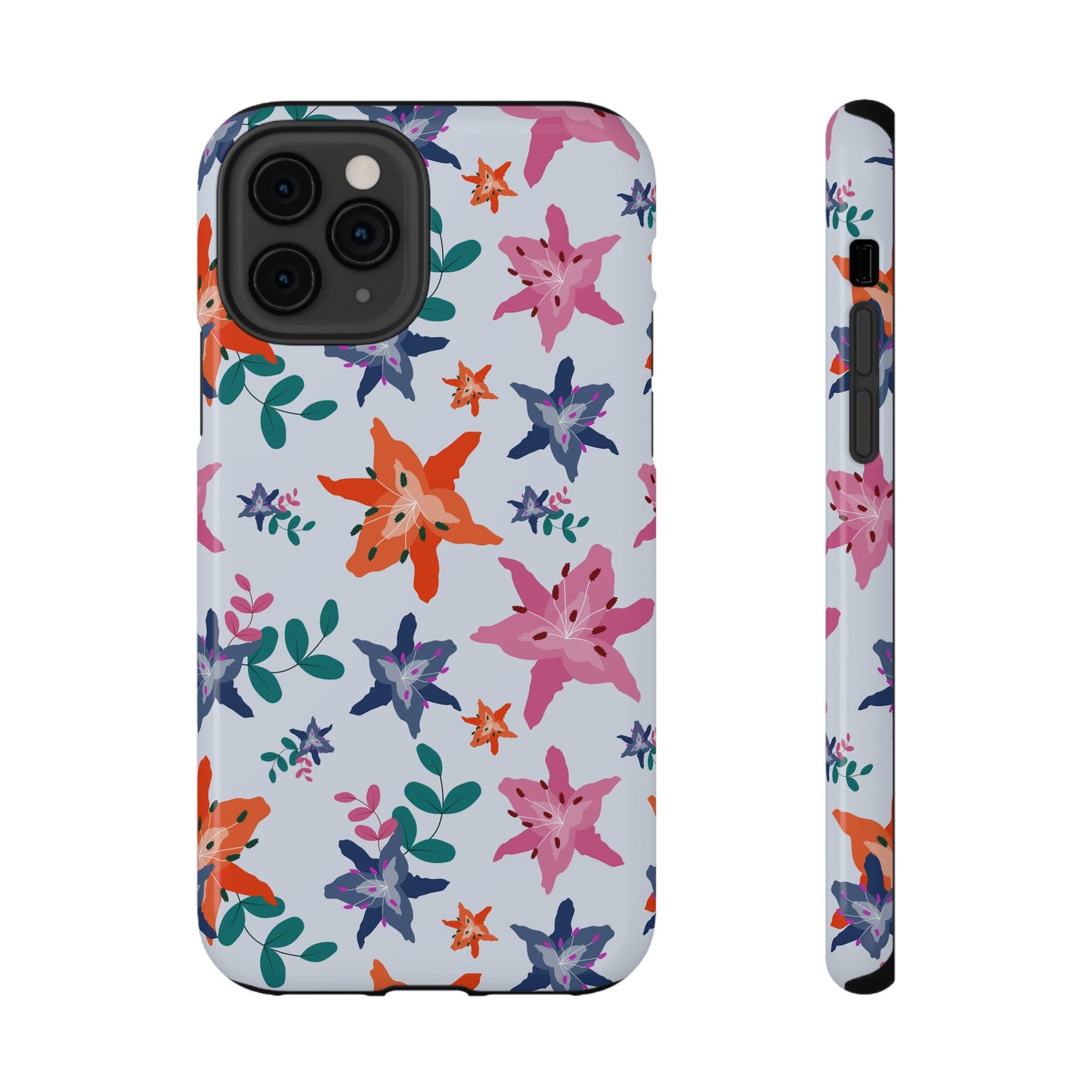 Watercolor Lily Garden Phone Case – MagSafe Compatible for iPhone & Samsung Galaxy