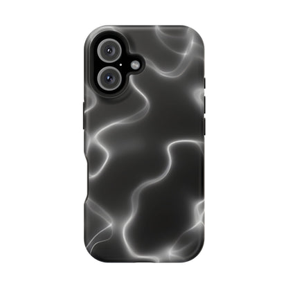 Electric Black Glow Phone Case – MagSafe Compatible for iPhone & Samsung Galaxy
