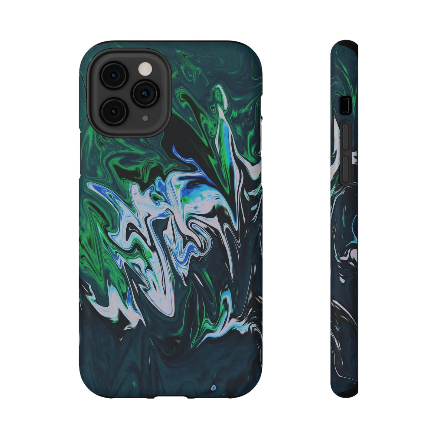 Prismatic Holographic Swirl Phone Case – MagSafe Compatible for iPhone & Samsung Galaxy