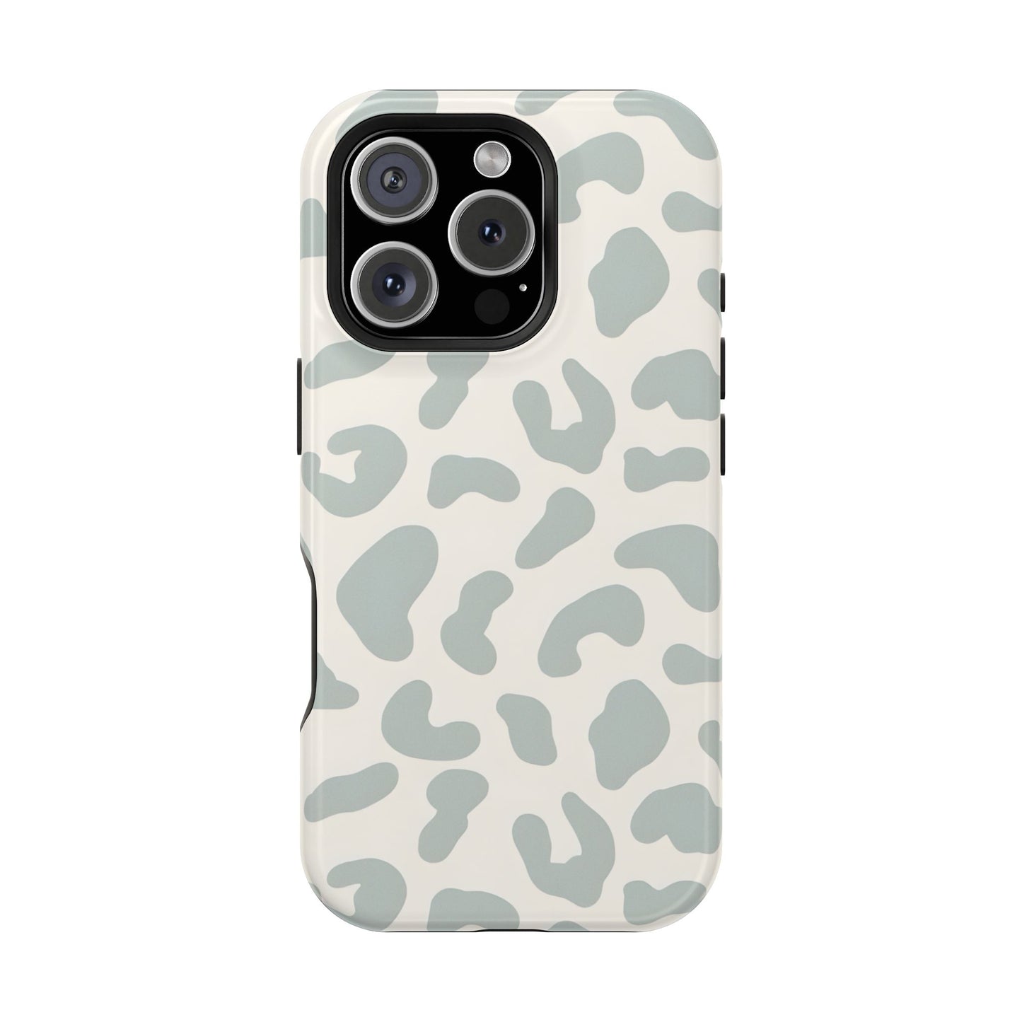 Soft Gray Camo Print Phone Case – MagSafe Compatible for iPhone & Samsung Galaxy