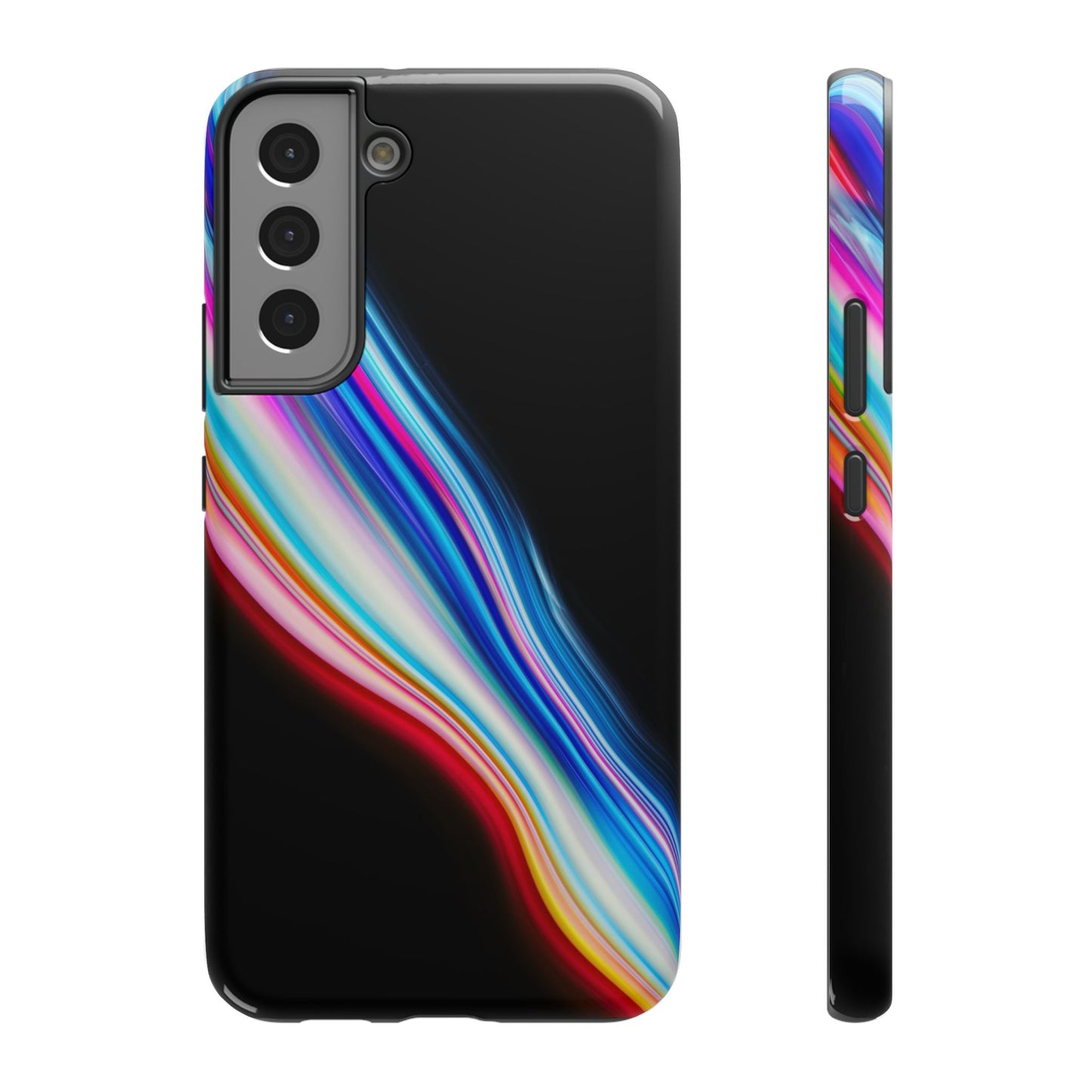 Neon Light Streak Phone Case – MagSafe Compatible for iPhone & Samsung Galaxy