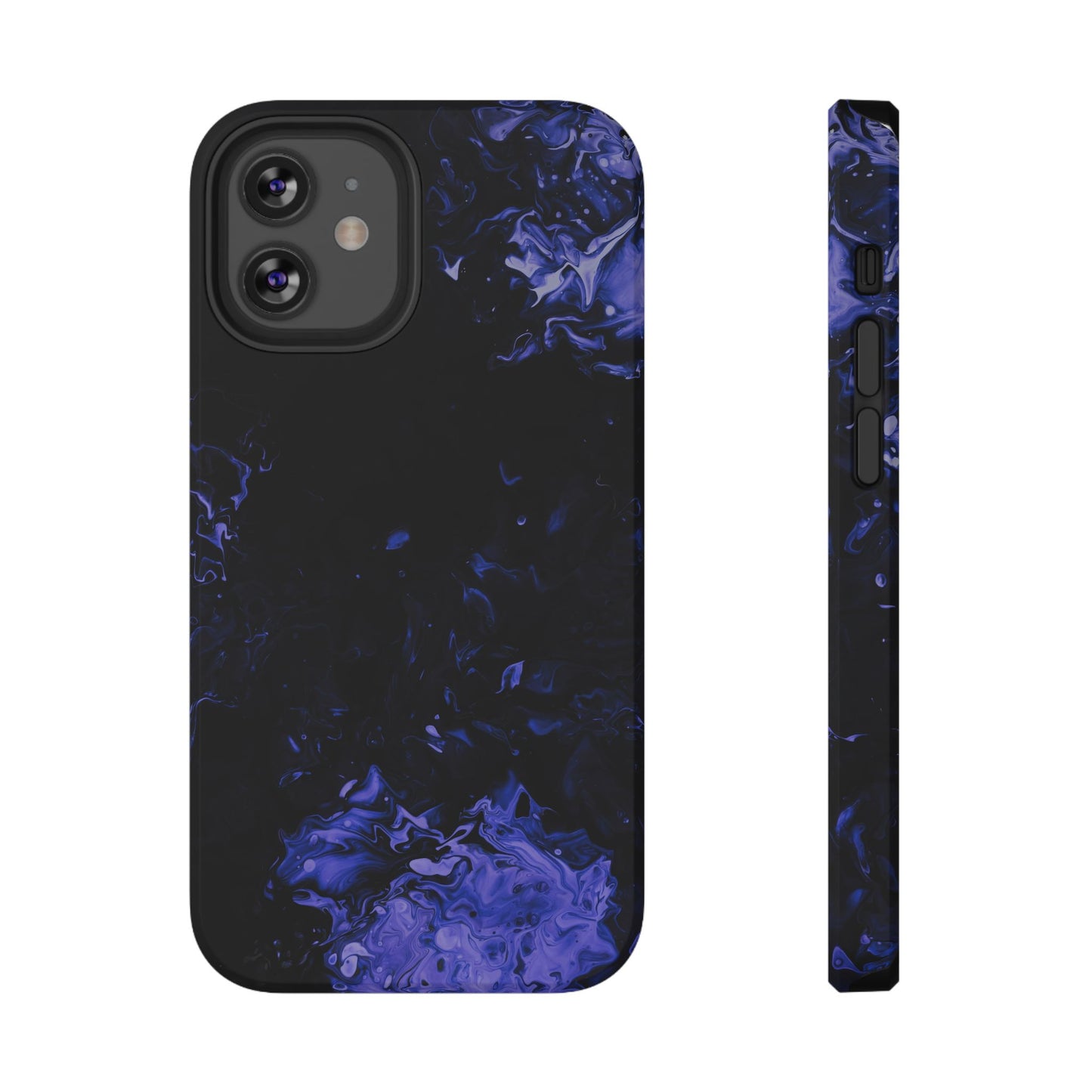 Midnight Ink Swirl Phone Case – MagSafe Compatible for iPhone & Samsung Galaxy