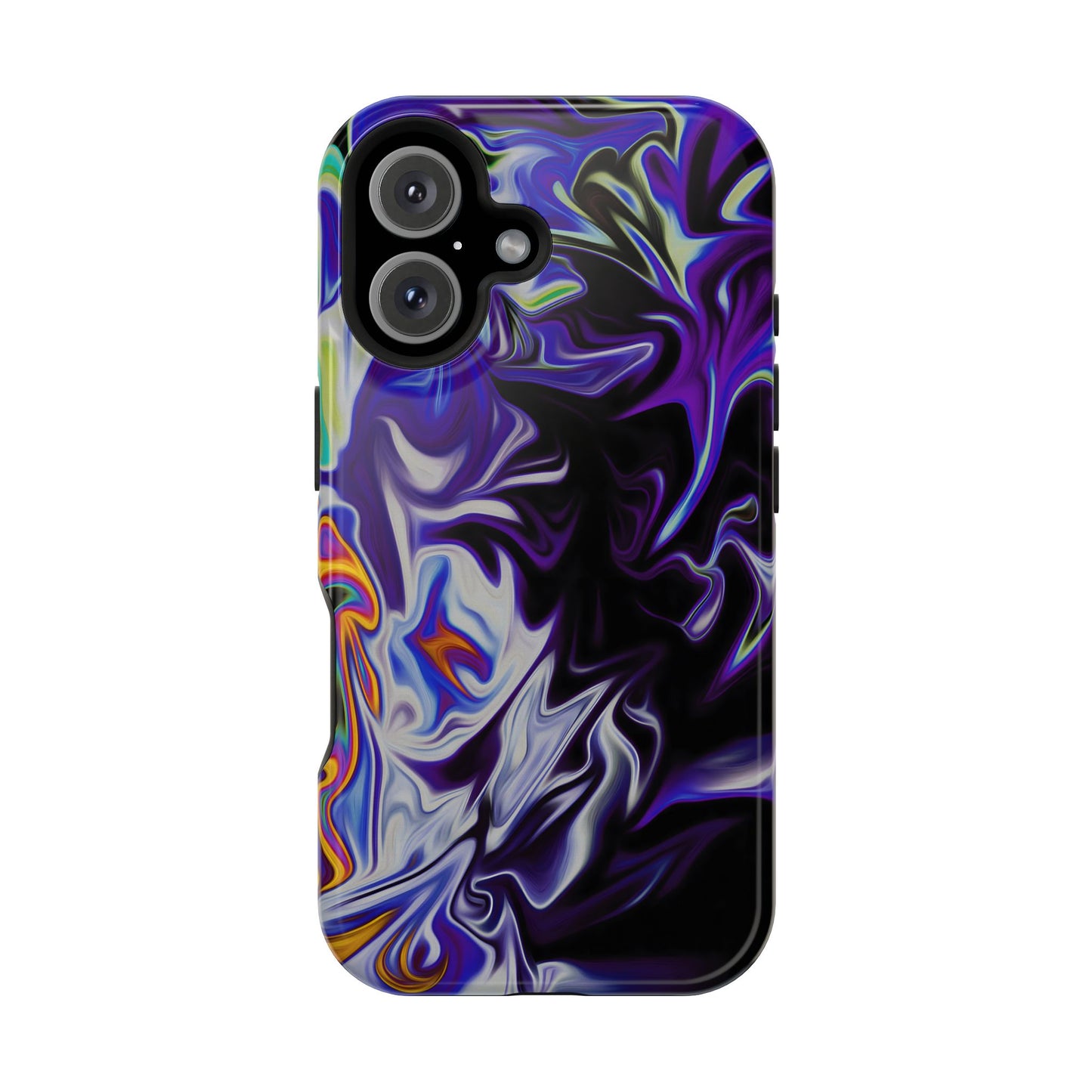 Dark Cosmic Swirl Phone Case – MagSafe Compatible for iPhone & Samsung Galaxy
