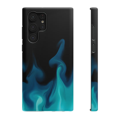 Blue Flame Energy Phone Case – MagSafe Compatible for iPhone & Samsung Galaxy