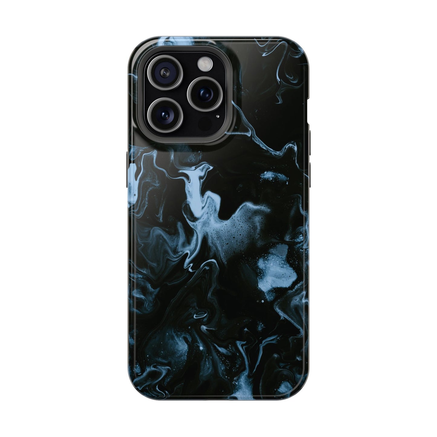 Midnight Frost Swirl Phone Case – MagSafe Compatible for iPhone & Samsung Galaxy