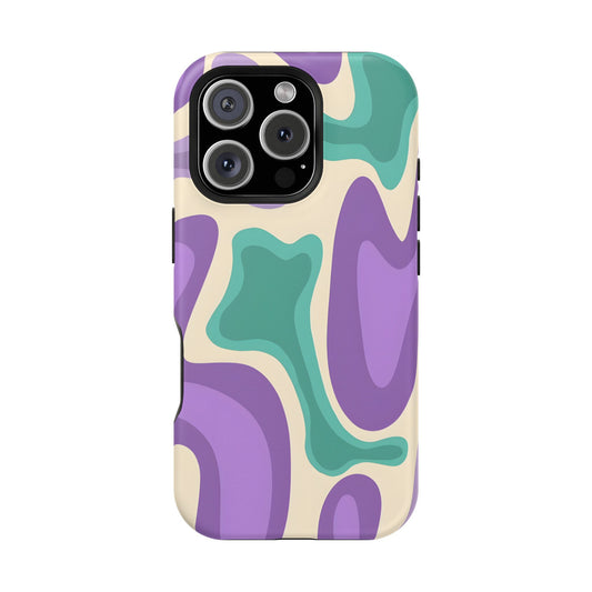 Funky Psychedelic Swirl Phone Case – MagSafe Compatible for iPhone & Samsung Galaxy