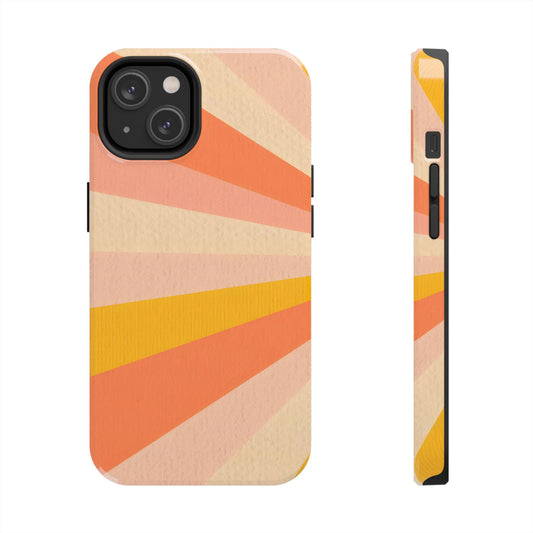 Retro Sunrays Tough Phone Case - iPhone 15-11 All Sizes