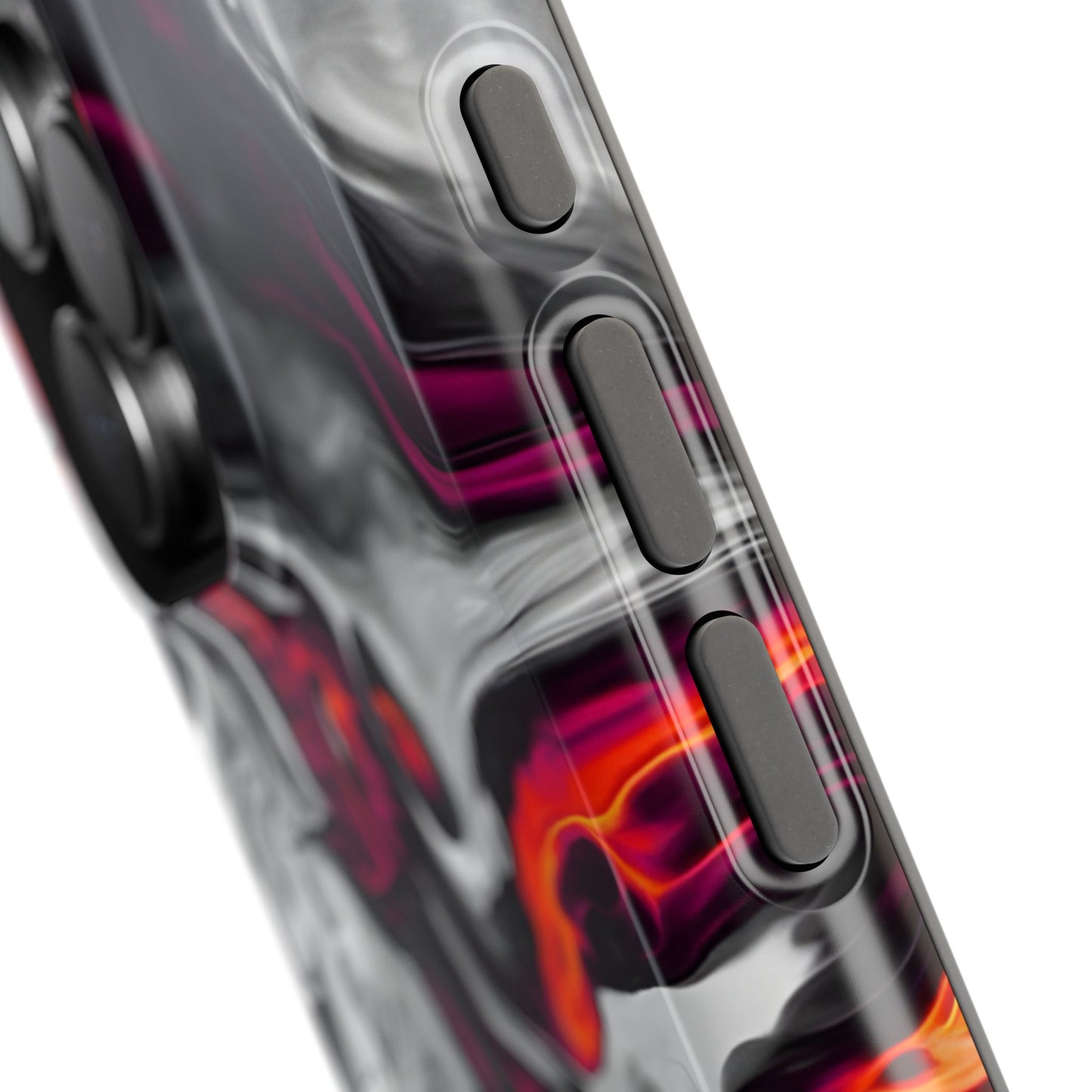 Dark Marble Swirl Phone Case – MagSafe Compatible for iPhone & Samsung Galaxy