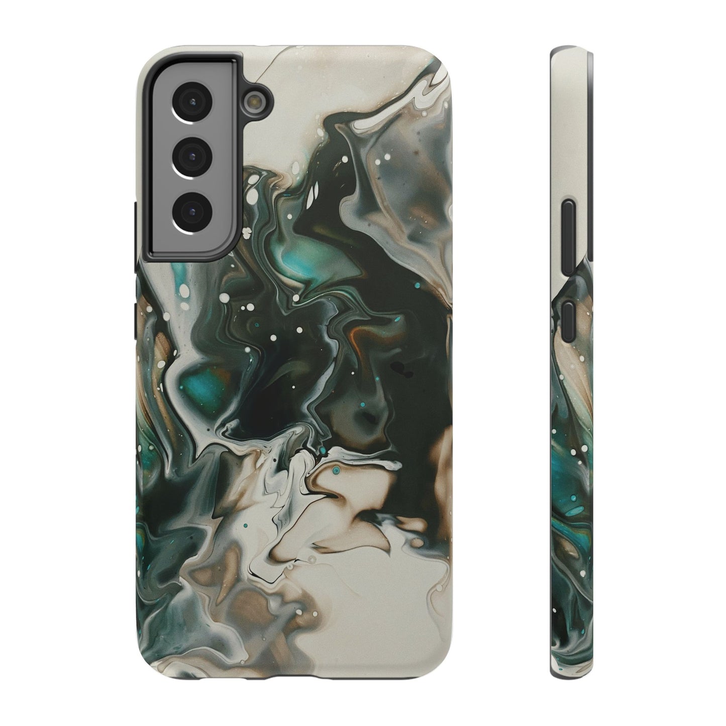 Terra Mist Earthtone Marble Phone Case – MagSafe Compatible for iPhone & Samsung Galaxy