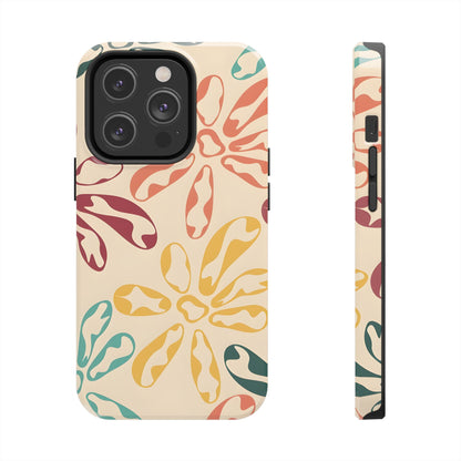 Tropical Flower Tough iPhone Case - iPhone 15-11 All Sizes