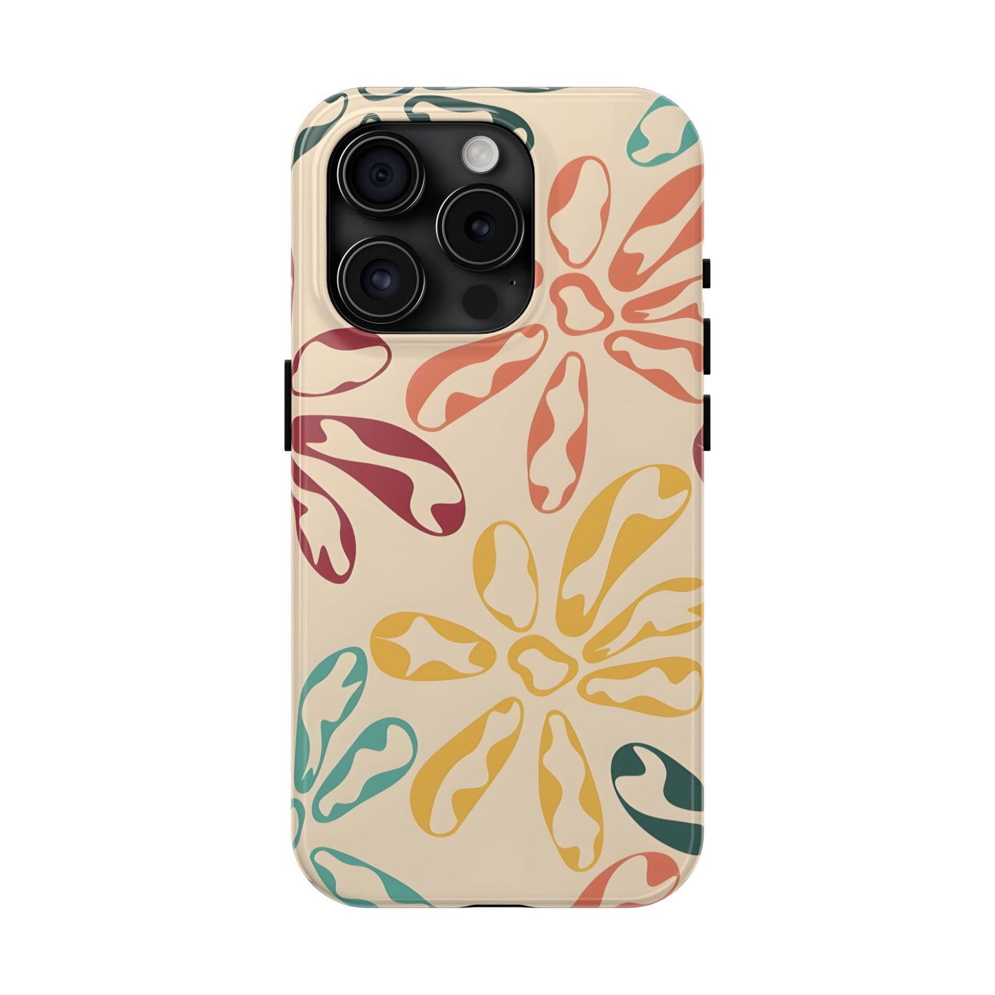 Tropical Flower Tough iPhone Case - iPhone 15-11 All Sizes